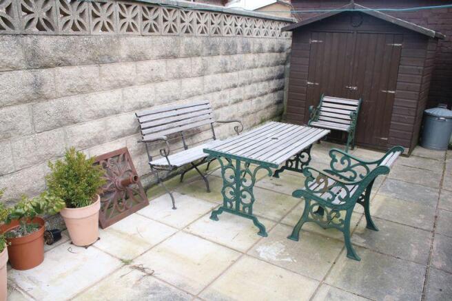 Rear Patio Area