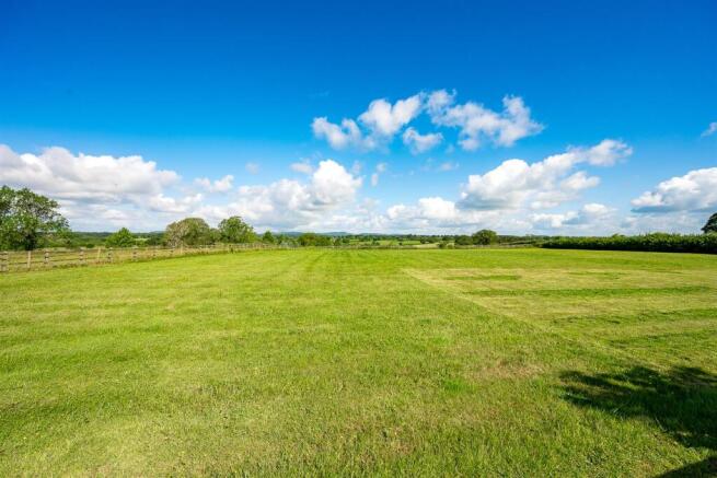 View from rear garden