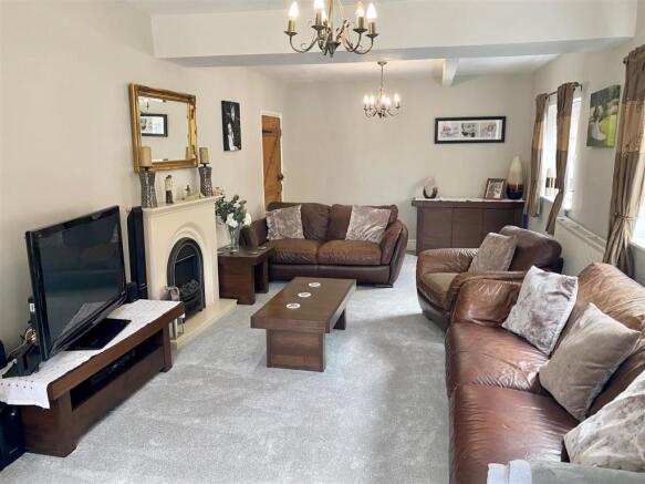 Lounge with Feature Fireplace