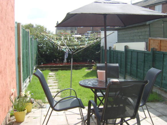 Rear garden