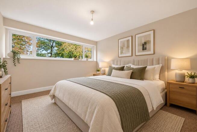 Staged Bedroom