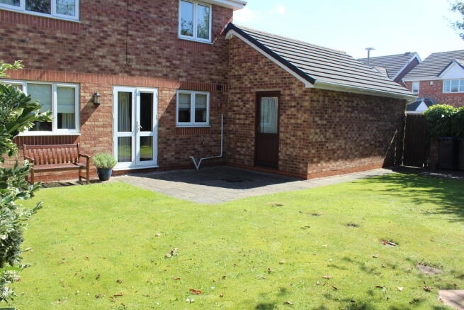Rear of house