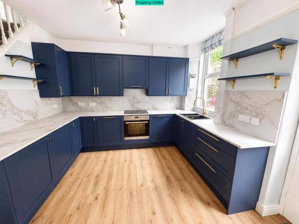 Contemporary kitchen with AEG appliances