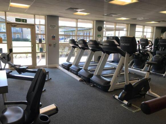 Gym in the Nuffield health centre
