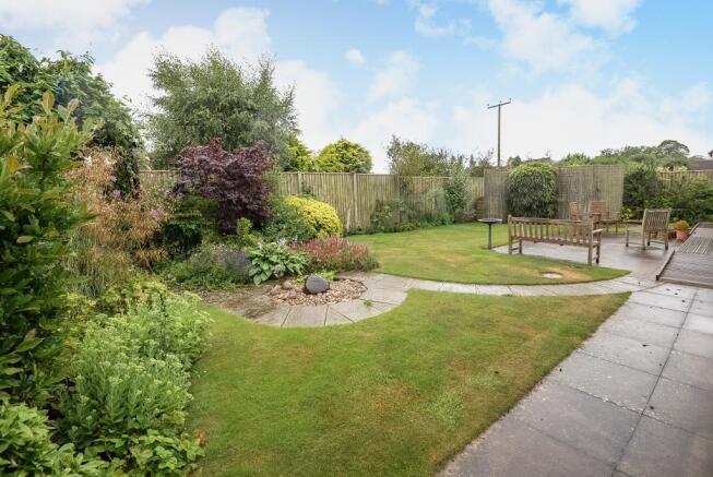 Lovely private rear garden