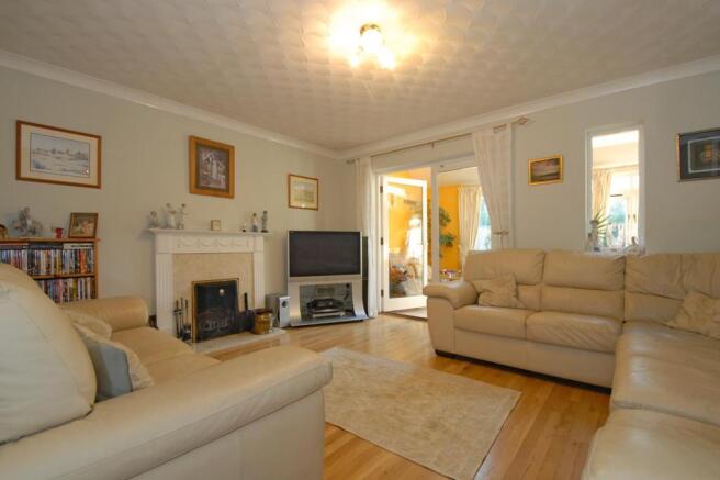 Sitting Room With Fireplace