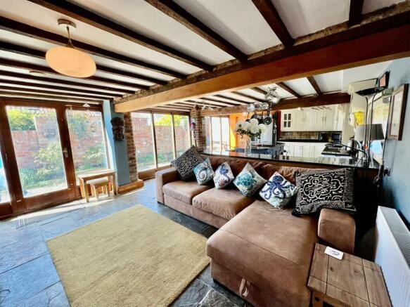 Open Plan Kitchen and Sitting Room