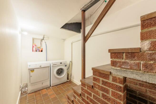 Utility area in basement