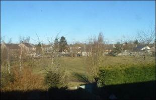 View over open land 