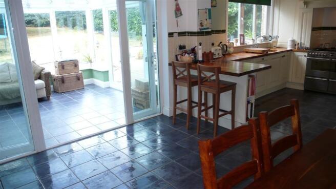 Open plan kitchen