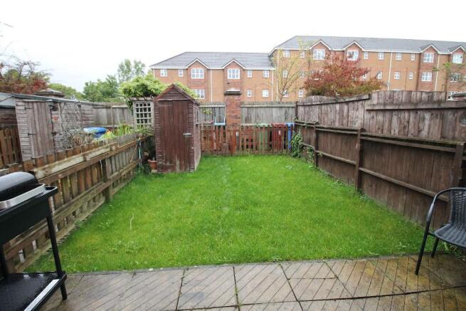 Rear of property
