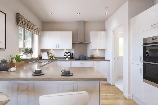 Dining kitchen is perfect for family living and socialising