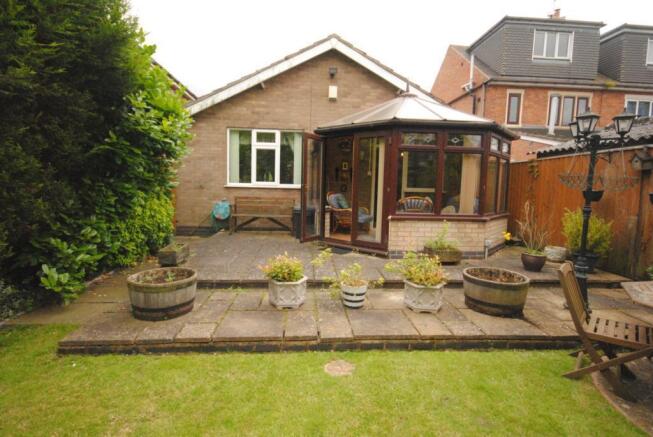 Rear of property