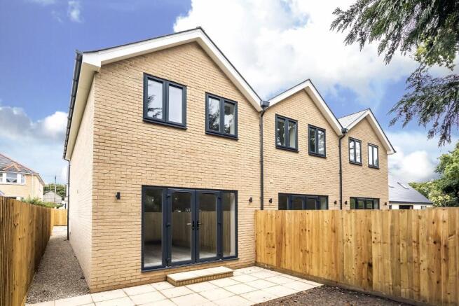 Rear of property