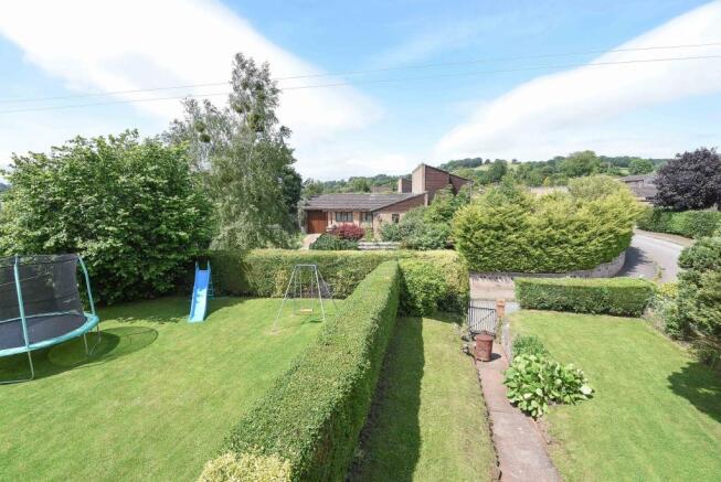 Enclosed larger than average gardens