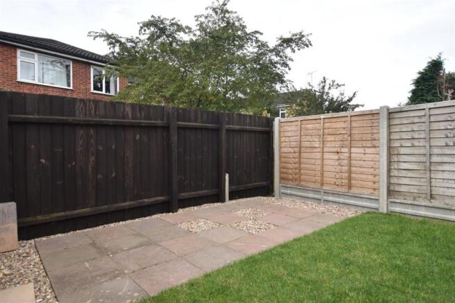 Rear of property