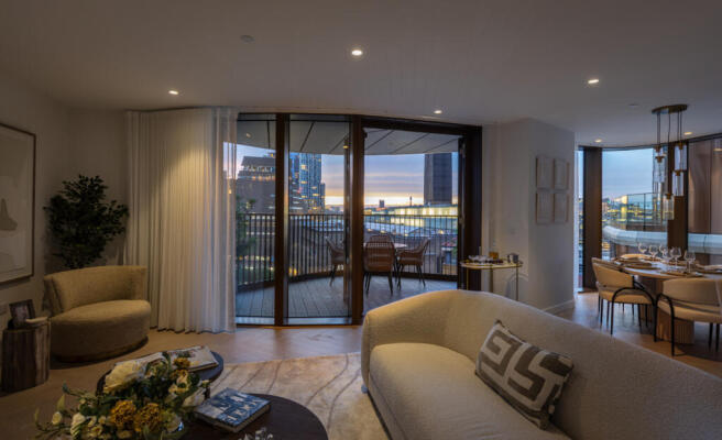 3-bed flat on Triptych, Bankside, SE1, £2,850,000