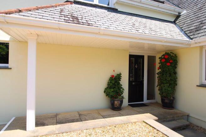 Canopied porch
