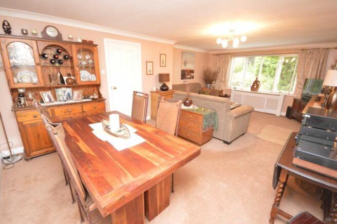 Lounge through dining room