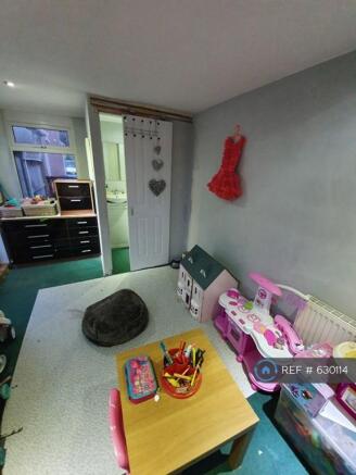 Garage Converted Into Office / Playroom