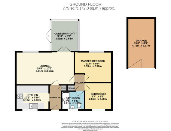 Floorplan - Birchall Green, Woodley, Stockport,...