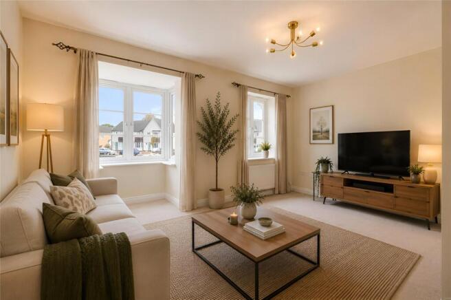 Staged Living Room