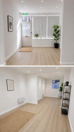 Bright and spacious modern entrance hallway...