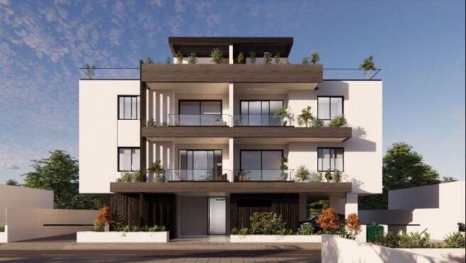 Front of Apartments