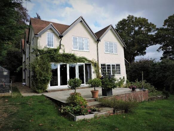 Rear of property