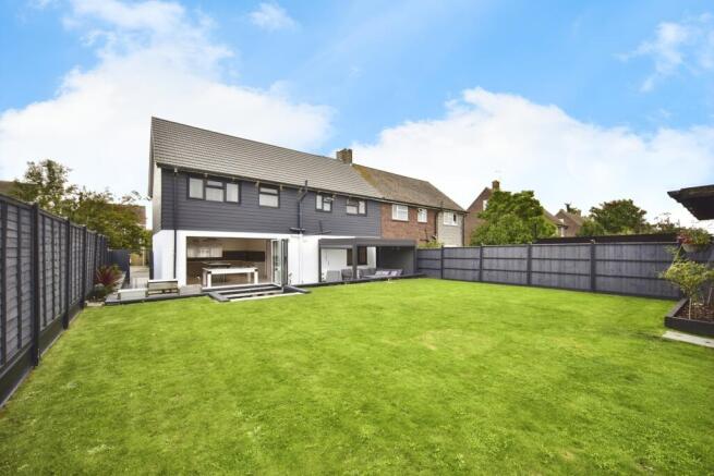 Back View Of The Property From The Private Rear Garden