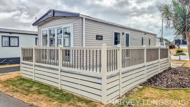 ABI Amberley holiday caravan exterior with decking