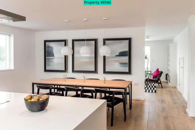 Dining towards living area