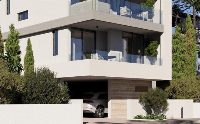Front of Apartments