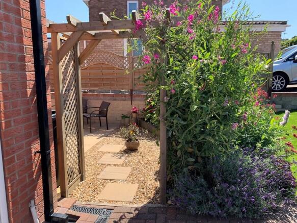 Front side garden...