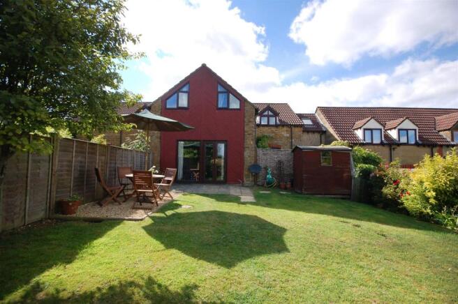 Rear of property