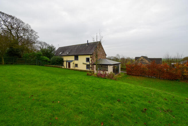 View from the garden