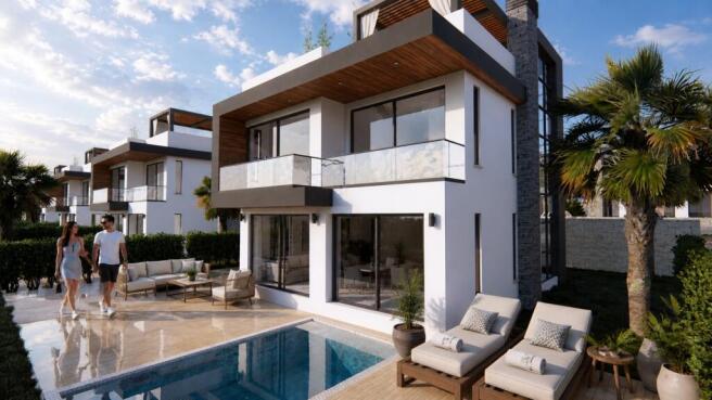Luxury Three Bedroom Duplex Sea Front Villa with Private Swimming Pool and Site Facilties Image 90 2