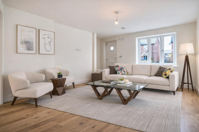 Digitally staged image