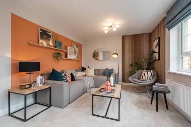 Interior view of the lounge in our Moresby 3 bed home