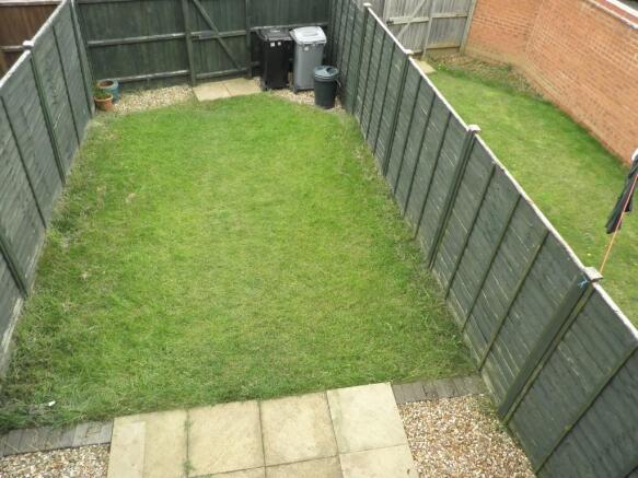 Rear garden. 
