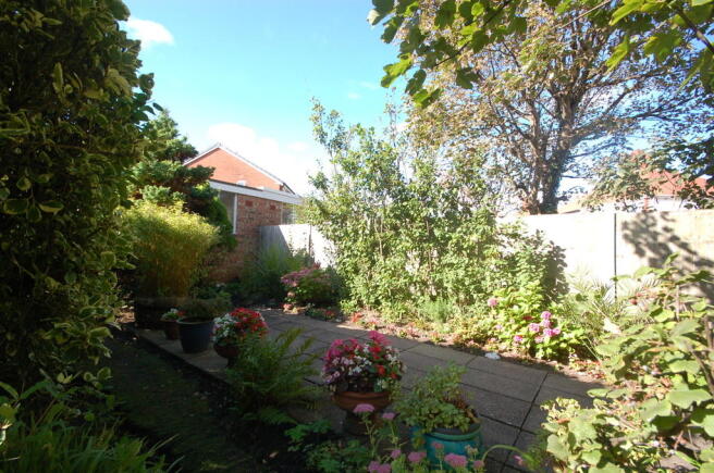 Paved Garden Area