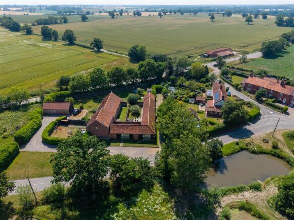 1 Town Green Barns elevated view
