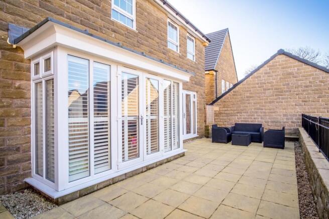 Rear patio