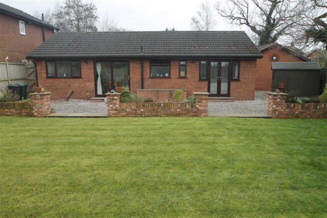 REAR OF BUNGALOW