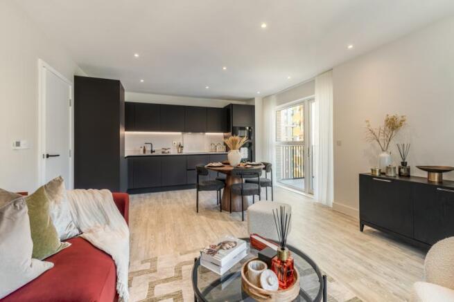 Kew Bridge Rise, Apartment 52, Kitchen, Dining &