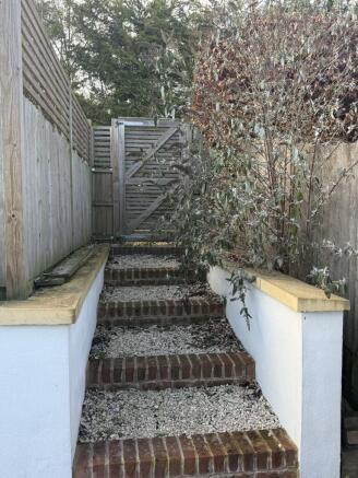 Rear gate to lane