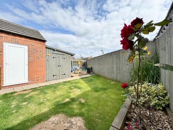 Rear garden area