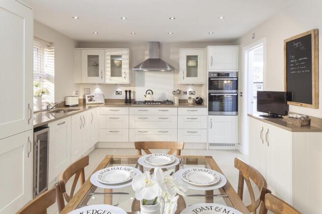 Kitchen and dining area