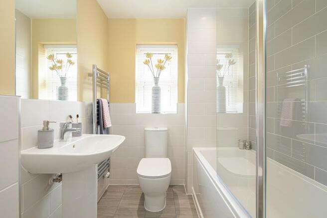 Bathroom of the Archford semi-detached 3 bedroom home
