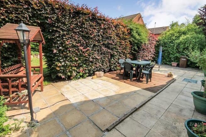 Rear patio